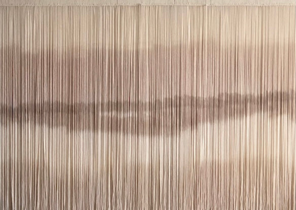 Textile Dyed Fiberart - Sandy