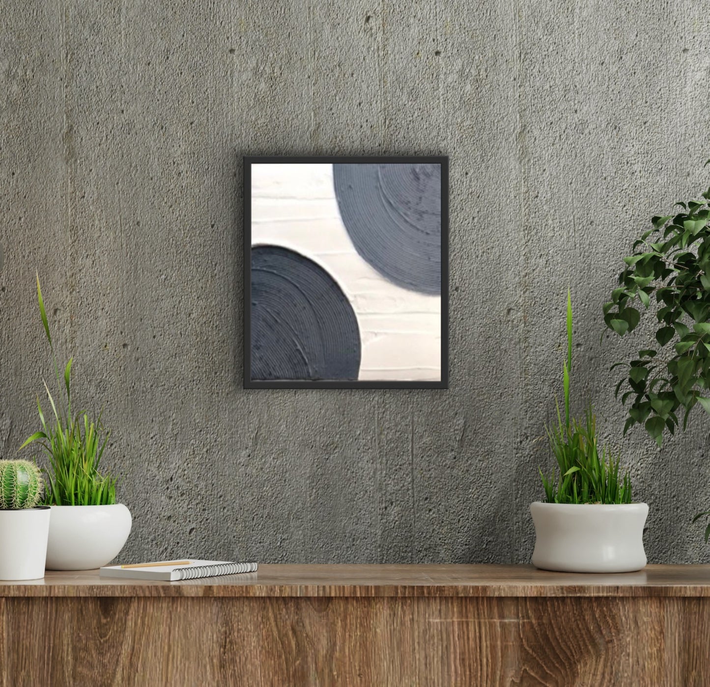 Texture Mini Plaster Painting - Circles