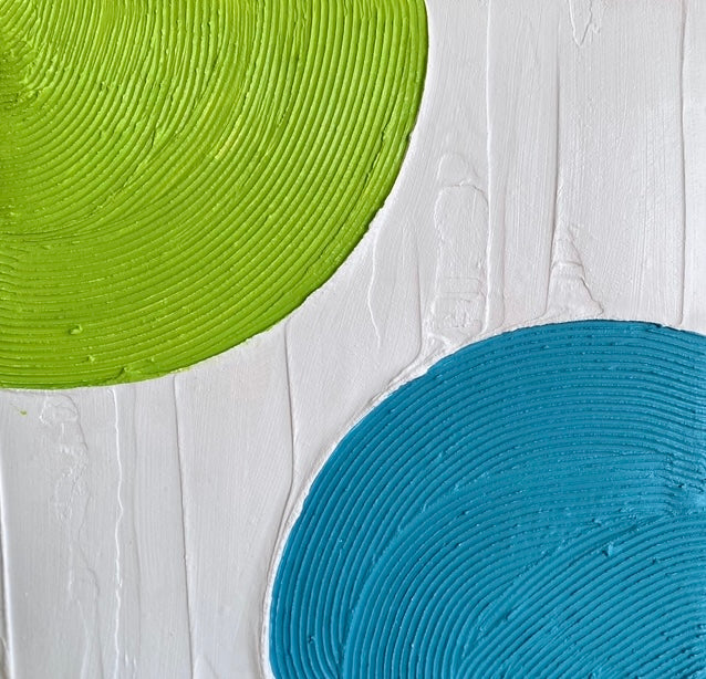 Texture Mini Plaster Painting - Circles