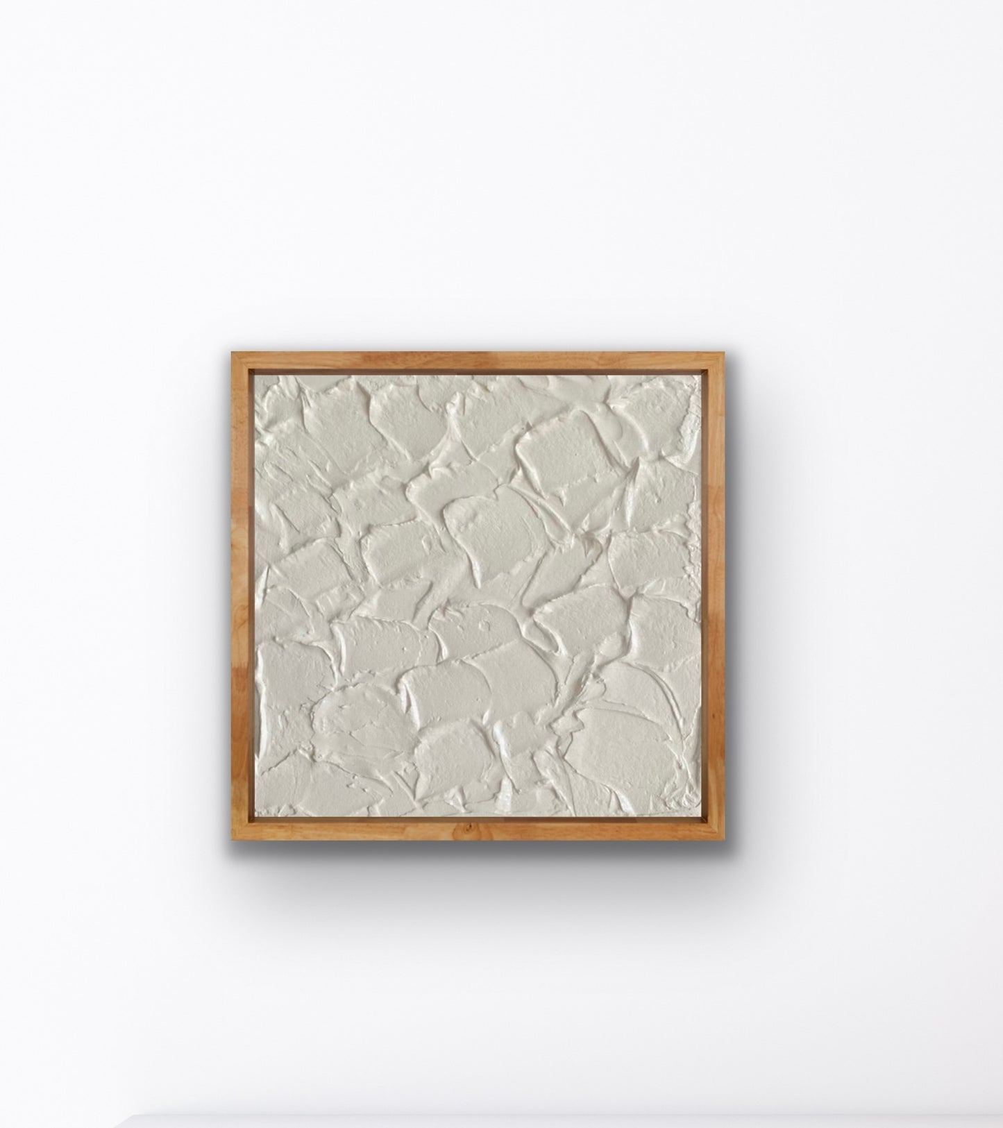 Texture Mini Plaster Painting - Beige