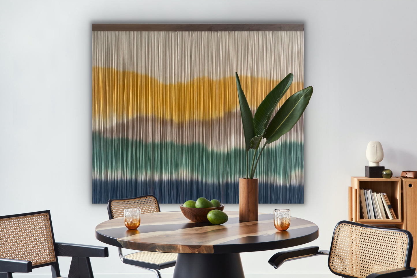Textile Dyed Fiberart - Botanic