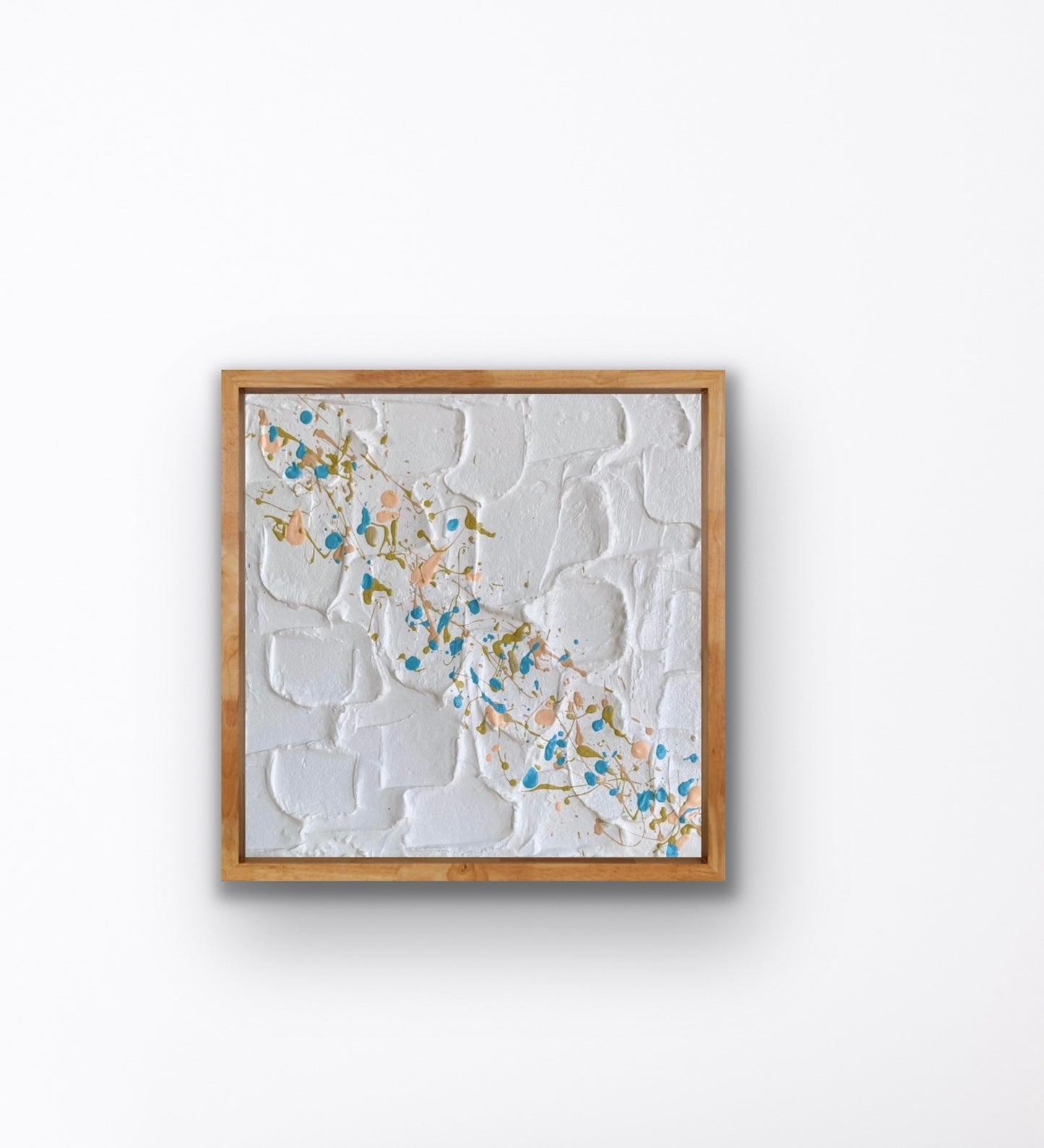 Texture Mini Plaster Painting - Coloured Dots