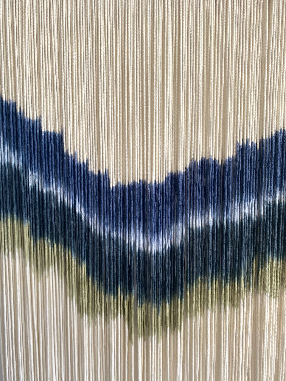 Textile Dyed Fiberart - Waves