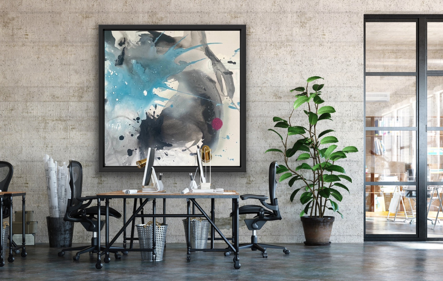 modern industrial phong cách nội thất