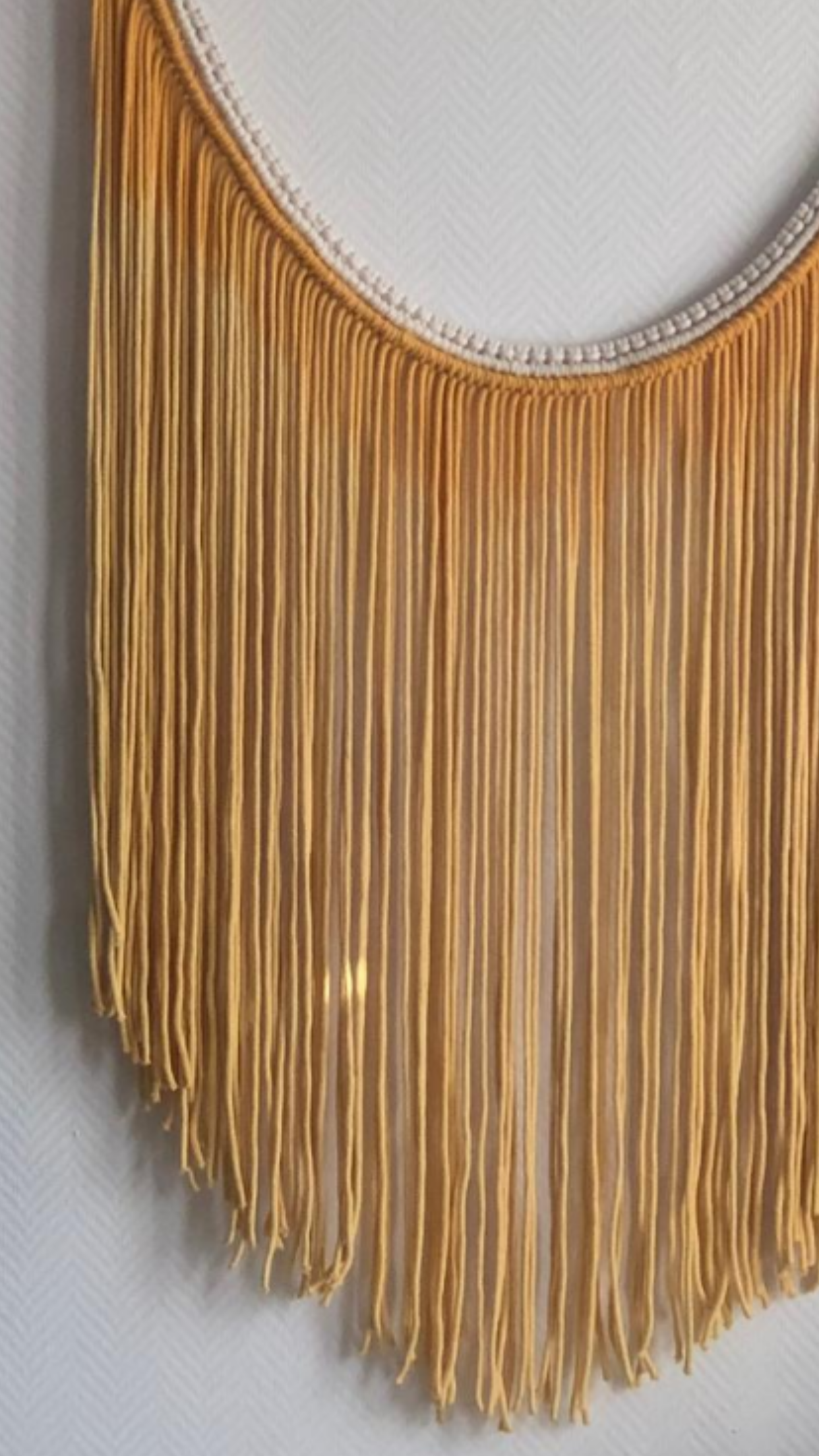Sunshine Dip Dye Modern Textile Tapestry - Beth