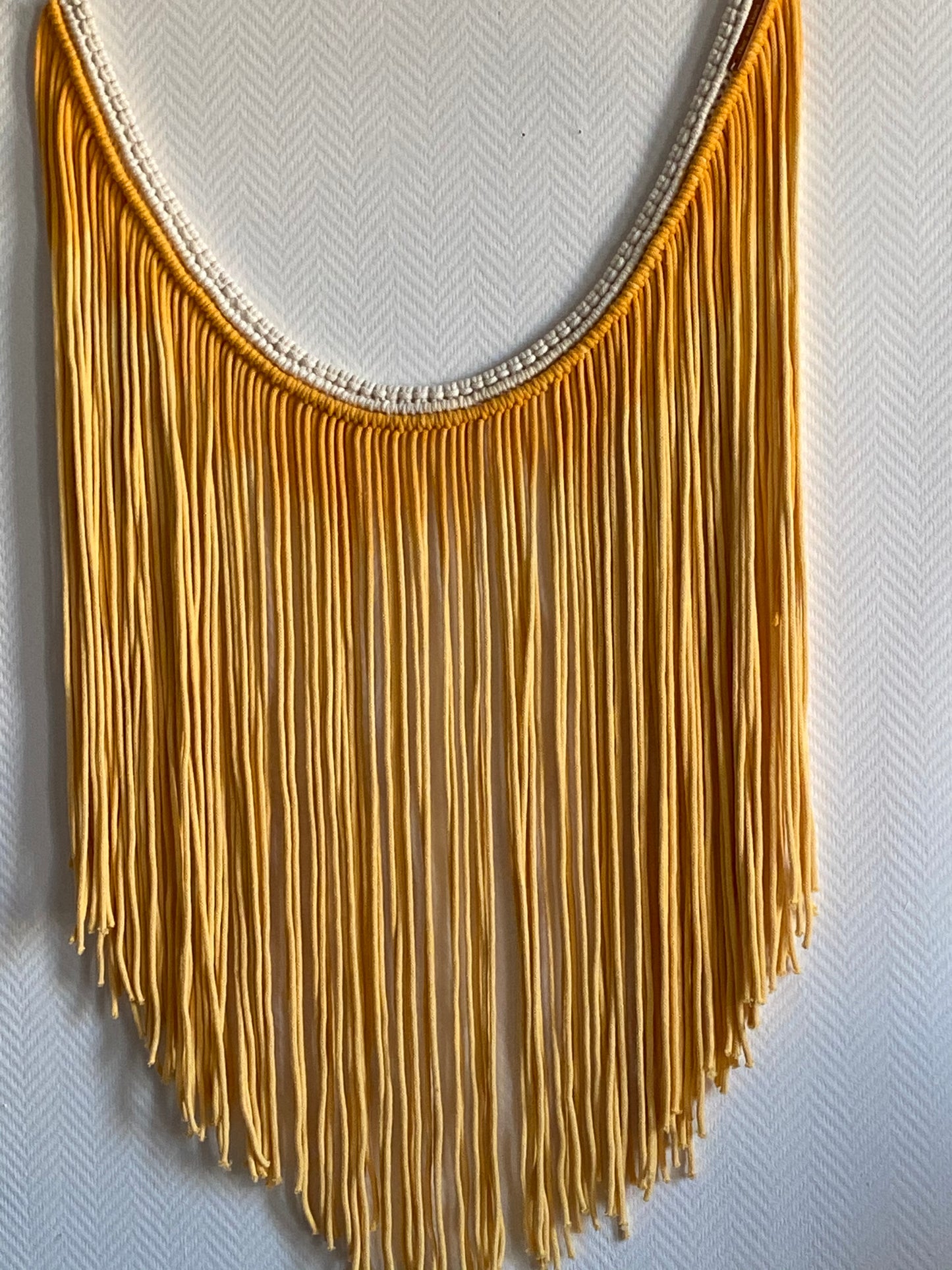 Sunshine Dip Dye Modern Textile Tapestry - Beth
